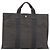 Hermès HERMES Her Line MM Handtasche Canvas Grau Silber Authentisch 189544 Braun - Ansicht 2