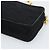 CHANEL Matelasse Chain Shoulder Bag Satin Black Gold CC Auth 189794V Preto Dourado - vista 15