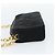 CHANEL Matelasse Chain Shoulder Bag Satin Black Gold CC Auth 189794V Preto Dourado - vista 3