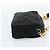 CHANEL Matelasse Chain Shoulder Bag Satin Black Gold CC Auth 189794V Preto Dourado - vista 4