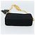 CHANEL Matelasse Chain Shoulder Bag Satin Black Gold CC Auth 189794V Preto Dourado - vista 5