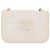 CHANEL Chain Shoulder Bag Lammleder Weiß Gold CC Auth 186589A Golden - Ansicht 13