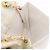 CHANEL Chain Shoulder Bag Lammleder Weiß Gold CC Auth 186589A Golden - Ansicht 19