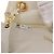 CHANEL Chain Shoulder Bag Lammleder Weiß Gold CC Auth 186589A Golden - Ansicht 21