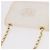 CHANEL Chain Shoulder Bag Lammleder Weiß Gold CC Auth 186589A Golden - Ansicht 7
