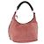 Borsa a Spalla Miu Miu in Scamosciato Rosa e Argento Autentica 189307