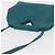 Bottega Veneta Borsa Small Triangle Point BOTTEGAVENETA in pelle 2way Turquoise Blue Auth bs35952V Turchese - vista 6