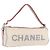 CHANEL Chanel Sports Shoulder Bag Nylon White Silver CC Auth hk3904 Argento Bianco