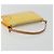 LOUIS VUITTON Monogram Vernis Lexington Pouch Lime Yellow M91058 LV Auth 189688 Dourado - vista 7