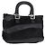 Borsa FENDI in pelle Harako nera argento Auth 186561A Nero