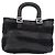 Borsa FENDI in pelle Harako nera argento Auth 186561A Nero - vista 2