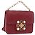 CHANEL Borsa a Spalla Matelassé in Pelle di Agnello Rossa con Catena e CC Oro Autentica 190119SAM Rosso D'oro