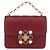 CHANEL Borsa a Spalla Matelassé in Pelle di Agnello Rossa con Catena e CC Oro Autentica 190119SAM Rosso D'oro - vista 13