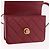 CHANEL Borsa a Spalla Matelassé in Pelle di Agnello Rossa con Catena e CC Oro Autentica 190119SAM Rosso D'oro - vista 23