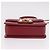 CHANEL Borsa a Spalla Matelassé in Pelle di Agnello Rossa con Catena e CC Oro Autentica 190119SAM Rosso D'oro - vista 5
