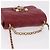 CHANEL Borsa a Spalla Matelassé in Pelle di Agnello Rossa con Catena e CC Oro Autentica 190119SAM Rosso D'oro - vista 6