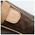 Céline Borsa Business CELINE Macadam Canvas PVC Pelle Marrone Oro Auth 190276 D'oro - vista 12