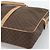 Céline Borsa Business CELINE Macadam Canvas PVC Pelle Marrone Oro Auth 190276 D'oro - vista 15