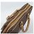Céline Borsa Business CELINE Macadam Canvas PVC Pelle Marrone Oro Auth 190276 D'oro - vista 6