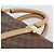 Céline Borsa Business CELINE Macadam Canvas PVC Pelle Marrone Oro Auth 190276 D'oro - vista 8