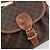 Céline Borsa a tracolla CELINE Macadam Canvas PVC Pelle Marrone Oro Auth ep14938 D'oro - vista 10