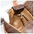 Céline Borsa a tracolla CELINE Macadam Canvas PVC Pelle Marrone Oro Auth ep14938 D'oro - vista 20
