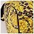 Borsa Boston Gianni Versace in PVC e tela 2way Giallo Oro Autentica 187294 - vista 16