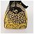 Borsa Boston Gianni Versace in PVC e tela 2way Giallo Oro Autentica 187294 - vista 3