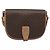 Céline Borsa a tracolla CELINE Macadam Canvas PVC Pelle Marrone Oro Auth ka5079 D'oro - vista 13