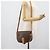 Céline Borsa a tracolla CELINE Macadam Canvas PVC Pelle Marrone Oro Auth ka5079 D'oro - vista 23