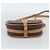 Céline Borsa a tracolla CELINE Macadam Canvas PVC Pelle Marrone Oro Auth ka5079 D'oro - vista 5