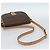 Céline Borsa a tracolla CELINE Macadam Canvas PVC Pelle Marrone Oro Auth ka5079 D'oro - vista 7