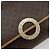 Céline Borsa a tracolla circolare CELINE Macadam Canvas PVC Pelle Marrone Oro Auth 189595 D'oro - vista 17
