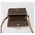 Céline Borsa a tracolla circolare CELINE Macadam Canvas PVC Pelle Marrone Oro Auth 189595 D'oro - vista 18