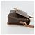 Céline Borsa a tracolla circolare CELINE Macadam Canvas PVC Pelle Marrone Oro Auth 189595 D'oro - vista 3