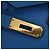 Hermès Borsa HERMES Birkin 35 in pelle blu oro autentica 188015SM D'oro - vista 19