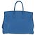 Hermès Borsa HERMES Birkin 35 in pelle blu oro autentica 188015SM D'oro - vista 3