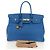 Hermès Borsa HERMES Birkin 35 in pelle blu oro autentica 188015SM D'oro - vista 32