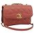 CHANEL Matelasse Chain Shoulder Bag Lamb Skin Pink Gold CC Auth 190185SAM Rosa D'oro