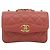 CHANEL Matelasse Chain Shoulder Bag Lamb Skin Pink Gold CC Auth 190185SAM Rosa D'oro - vista 13