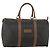 Borsa Boston Christian Dior in Tela Honeycomb PVC Nero Oro Auth 182601