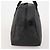 Borsa Boston GUCCI GG Supreme in PVC Nero Argento Auth 188355A - vista 4