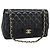 CHANEL Matelasse 30 Chain Shoulder Bag Lamb Skin Gold Black CC Auth 190118SAM Nero D'oro