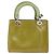 Borsa Christian Dior Canage vernice 2way Verde Argento Auth bs35916A - vista 3