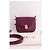 Borsa a tracolla Soeur in pelle viola - vista 8