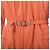 Fendi 365 Safari-Jacke aus orangefarbenem Leinen mit Gürtel - Ansicht 4