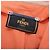 Fendi 365 Safari-Jacke aus orangefarbenem Leinen mit Gürtel - Ansicht 9