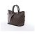 Borsa Louis Vuitton Siena MM Damier Ebene Marrone N41546 Rosso - vista 2