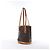 Borsa a tracolla Louis Vuitton Bucket PM in tela Monogram marrone M42238 Beige - vista 3