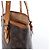 Borsa a tracolla Louis Vuitton Bucket PM in tela Monogram marrone M42238 Beige - vista 4